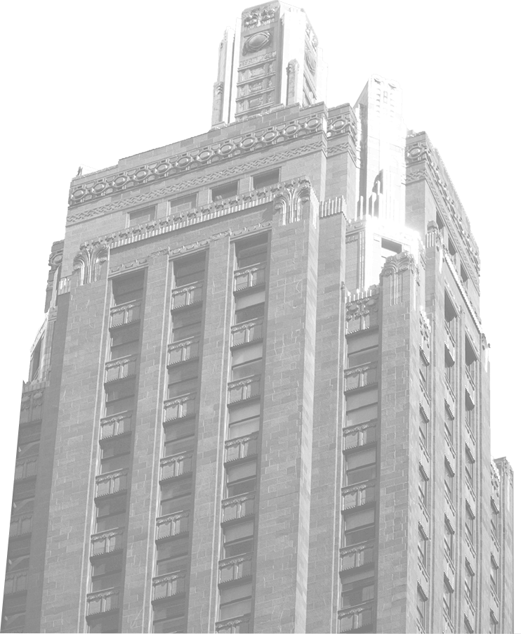 Historical photo of Chicago building 