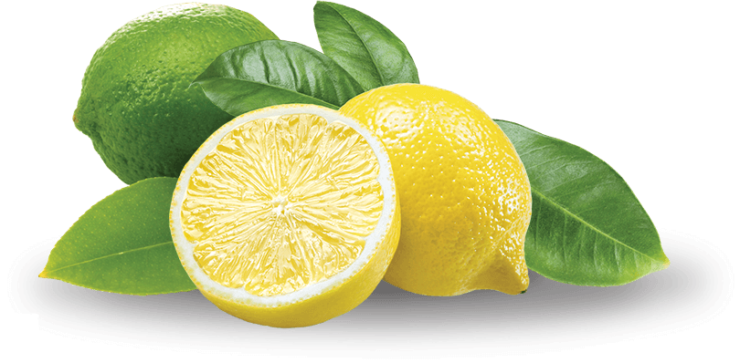 Fresh lemons and limes