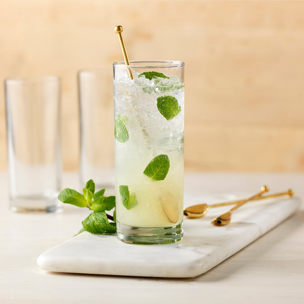  Recette avec du ReaLime : Mojito (limonade à la menthe) dans un verre 